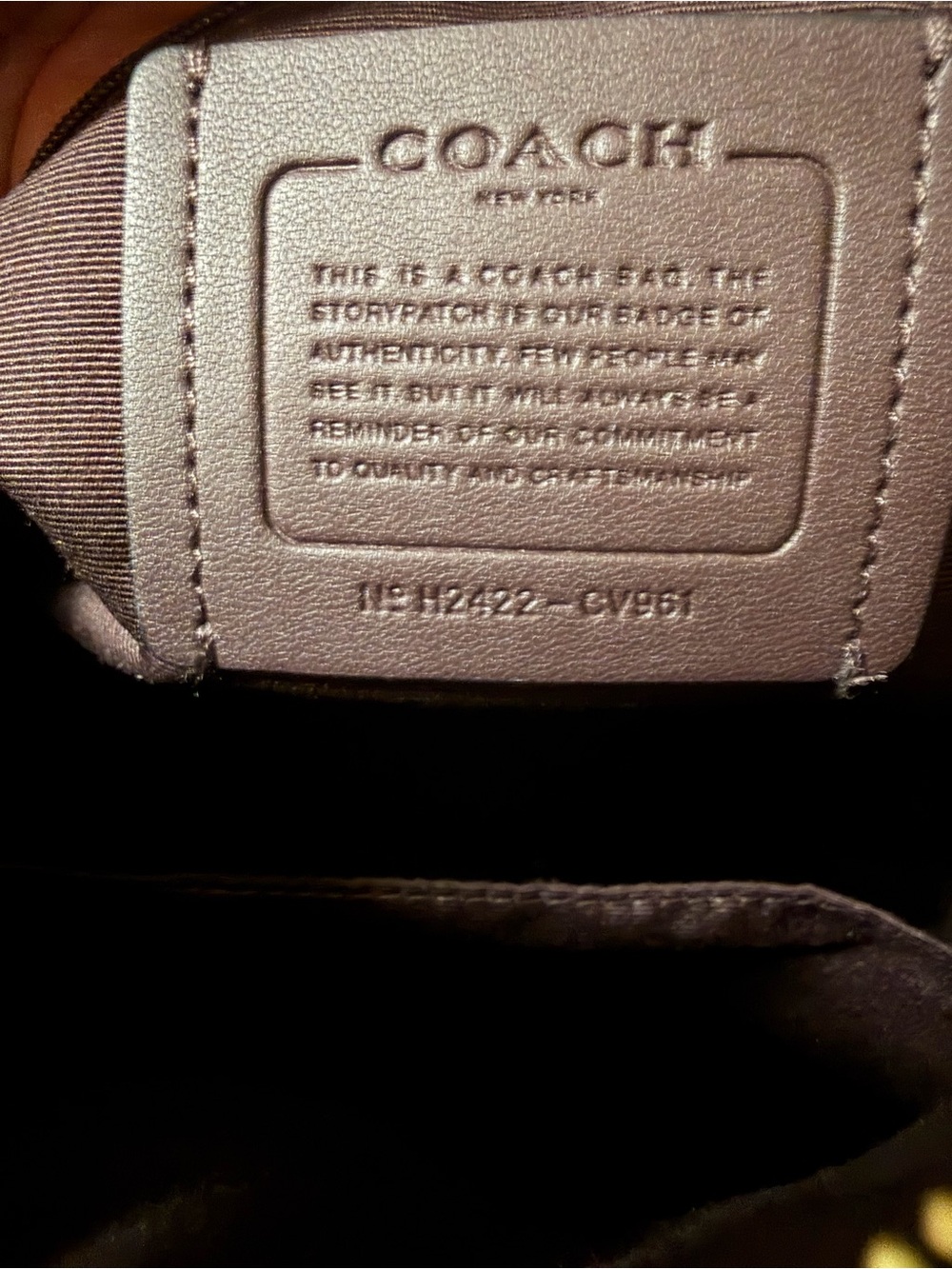 Coach Signature Rowan Crossbody/Satchel - Picture 12 of 13